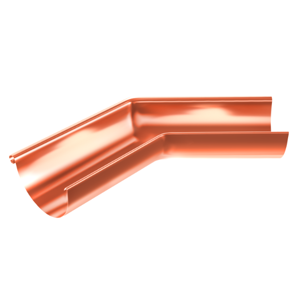 150mm Half Round External Angle 135° (Copper)