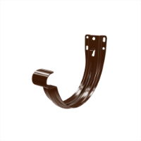 150mm Half Round Fascia Bracket (Chocolate Brown)