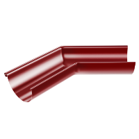 125mm Half Round External Angle 135° (Red)