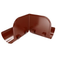 150mm Gutter Overflow Element 90° (Oxide Red)