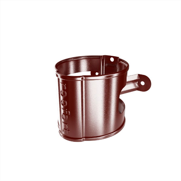 100mm Dia Pipe Clip Standoff 30mm (Wine Red)
