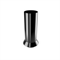 87mm Dia Downpipe Drain Connector (Jet Black)