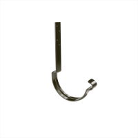 150mm Half Round Top Fix Rafter Bracket 185mm (Grey Brown)