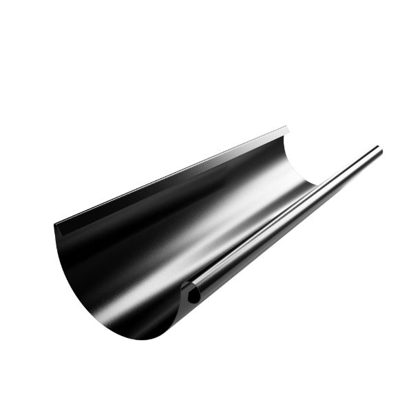 125mm Half Round Gutter 3.00m (Jet Black)