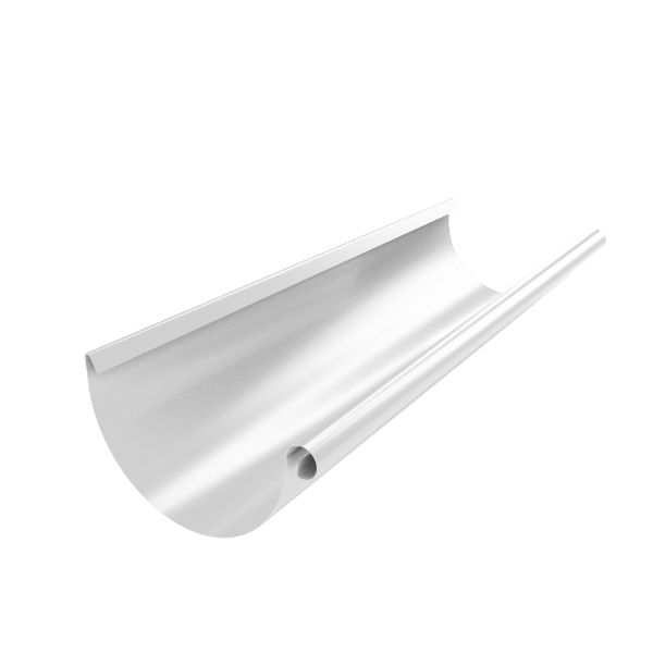 150mm Half Round Gutter 3.00m (Pure White)