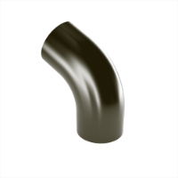 100mm Dia Downpipe Bend 120° (Grey Brown)