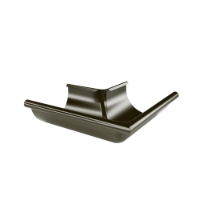 150mm Half Round External Angle 90° (Grey Brown)