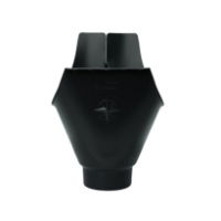 150mm Black Steel HR 100mm Outlet
