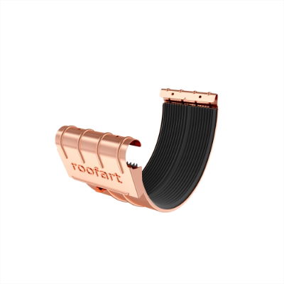 125mm Half Round Union Connector (Copper)