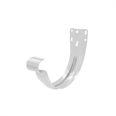 125mm Half Round Fascia Bracket (Pure White)