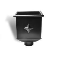 80mm Black Steel Box Hopper Head