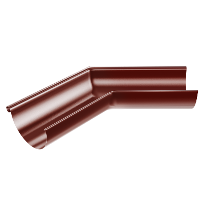 125mm Half Round External Angle 135° (Wine Red)