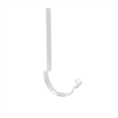 125mm Half Round Top Fix Rafter Bracket 270mm (Pure White)